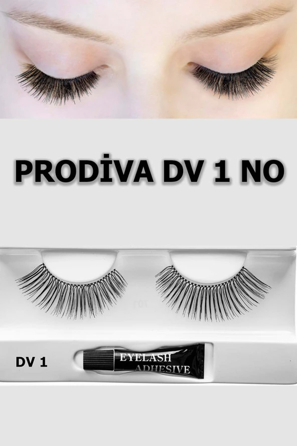 Prodiva Marka Dv 1 Model Bütün Kirpikler, Takma Kirpik - 2