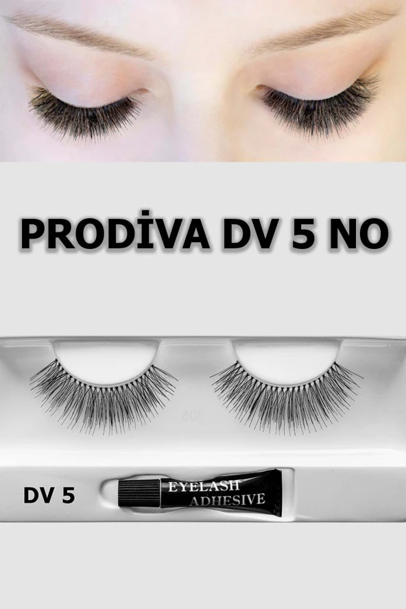 Prodiva Marka Dv 5 Model Bütün Kirpikler, Takma Kirpik - 2