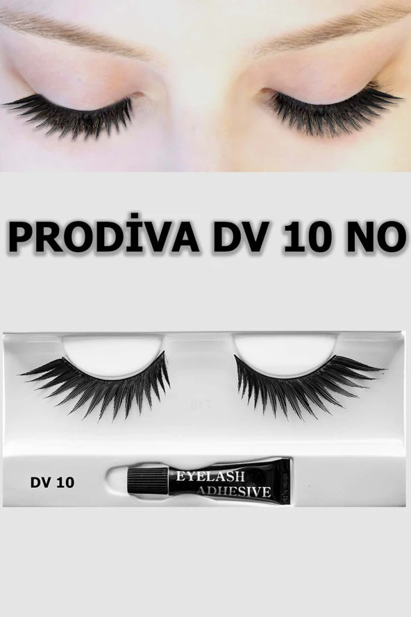 Prodiva Marka Dv 10 Model Bütün Kirpikler, Takma Kirpik - 2