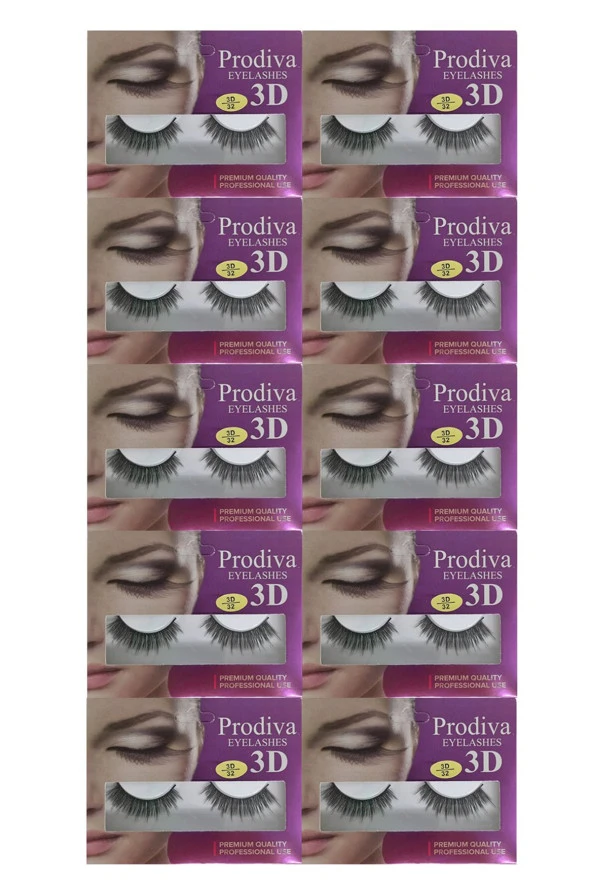 Prodiva Marka 10’lu 3d İpek Kirpik 32 No - 3