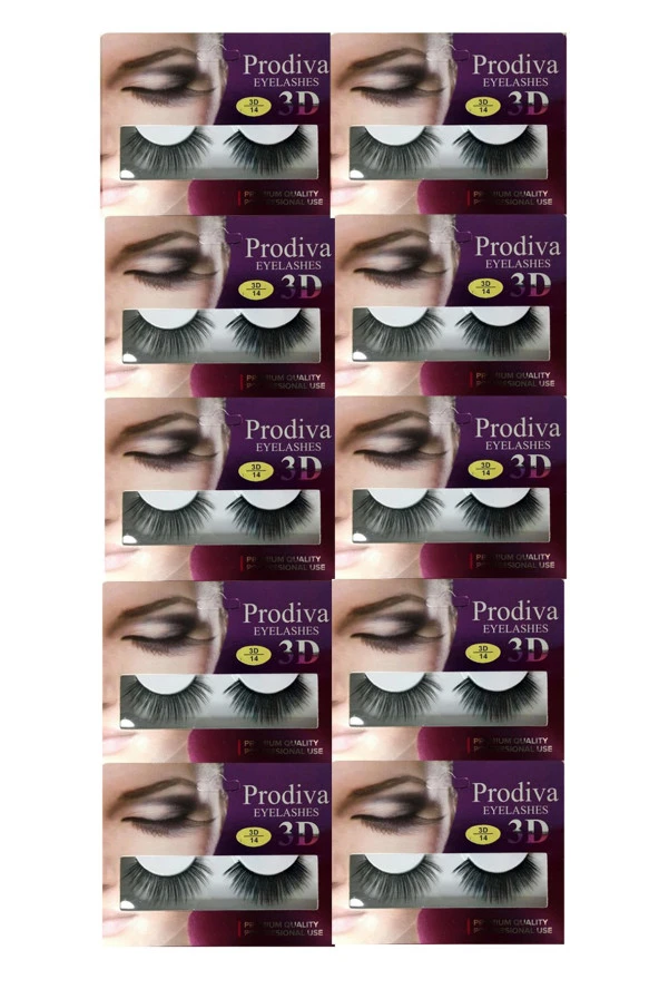 Prodiva Marka 10’lu 3d İpek Kirpik 14 No - 3