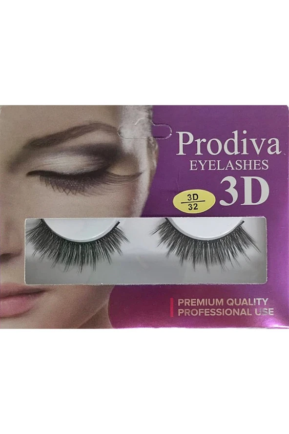 Prodiva Marka 10’lu 3d İpek Kirpik 32 No - 4