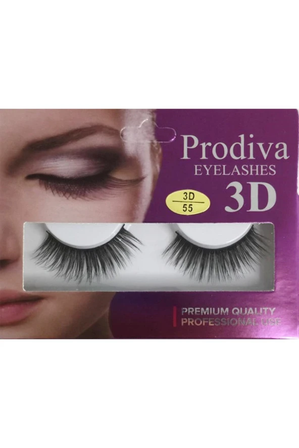 Prodiva Marka 10 Lu 3d İpek Kirpik 55 No - 4