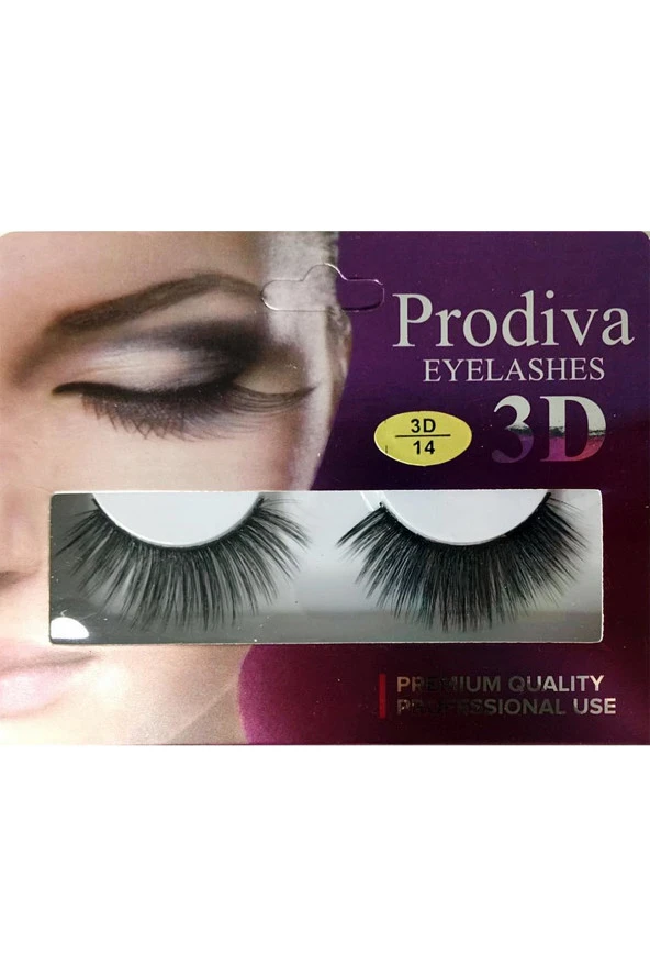Prodiva Marka 10’lu 3d İpek Kirpik 14 No - 4