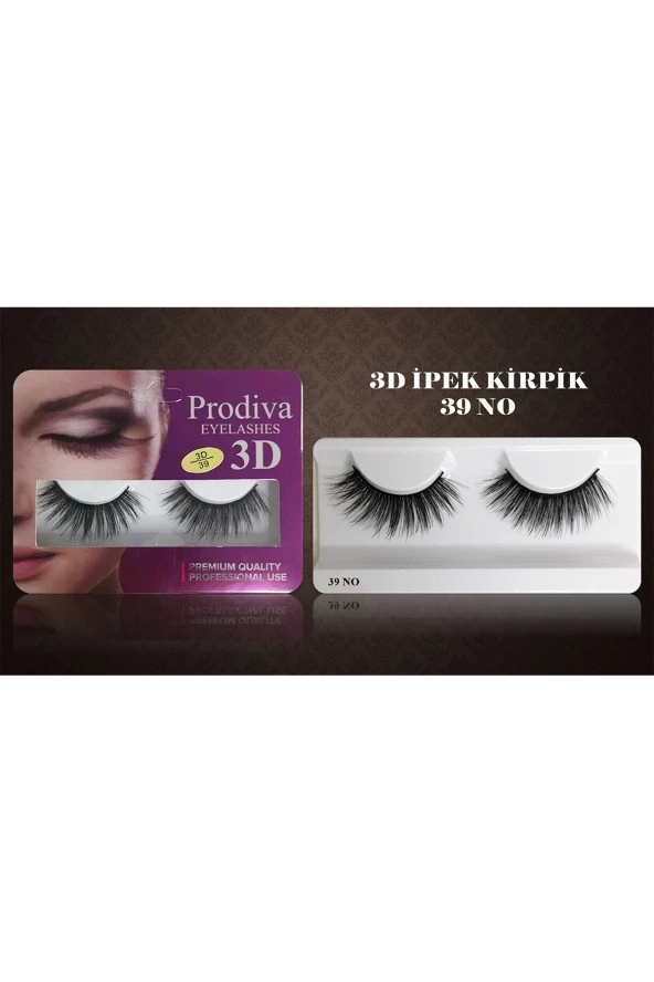 Prodiva Marka 10’lu 3D İpek Kirpik 39 No - 5