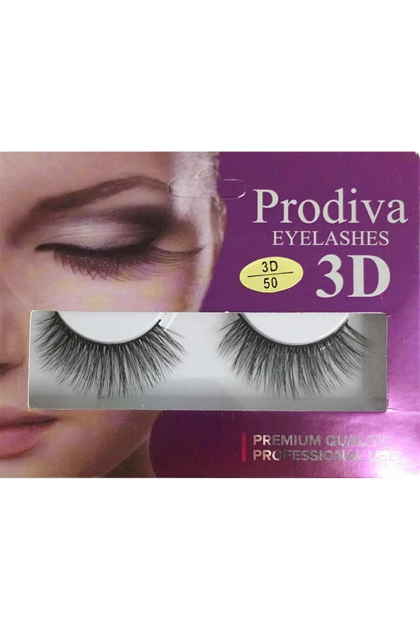 Prodiva Marka 10’lu 3d İpek Kirpik 50 No - 4