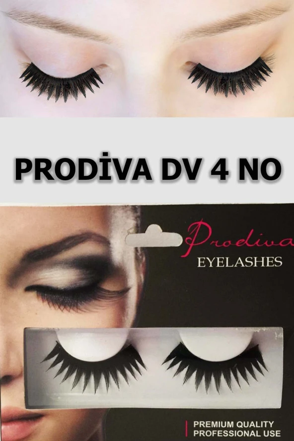 Prodiva Dv 4 Model Bütün Takma Kirpik 10 Lu Paket - 3