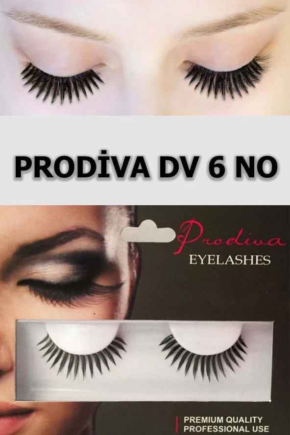 Prodiva Dv 6 Model Bütün Kirpik Takma Kirpik 10 Lu Paket - 3