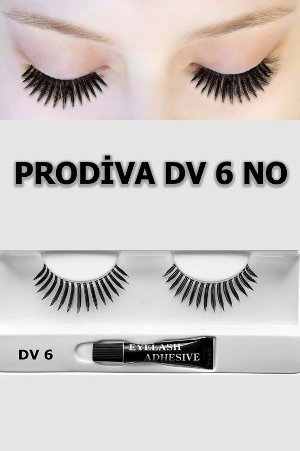 Prodiva Dv 6 Model Bütün Kirpik Takma Kirpik 10 Lu Paket - 4