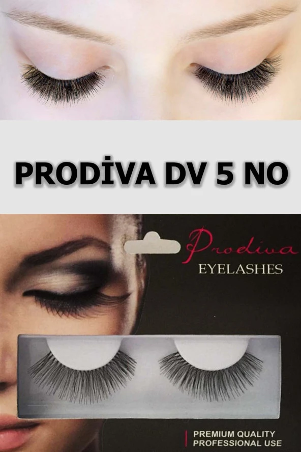 Prodiva Dv 5 Model Bütün Takma Kirpik 10 Lu Paket - 3