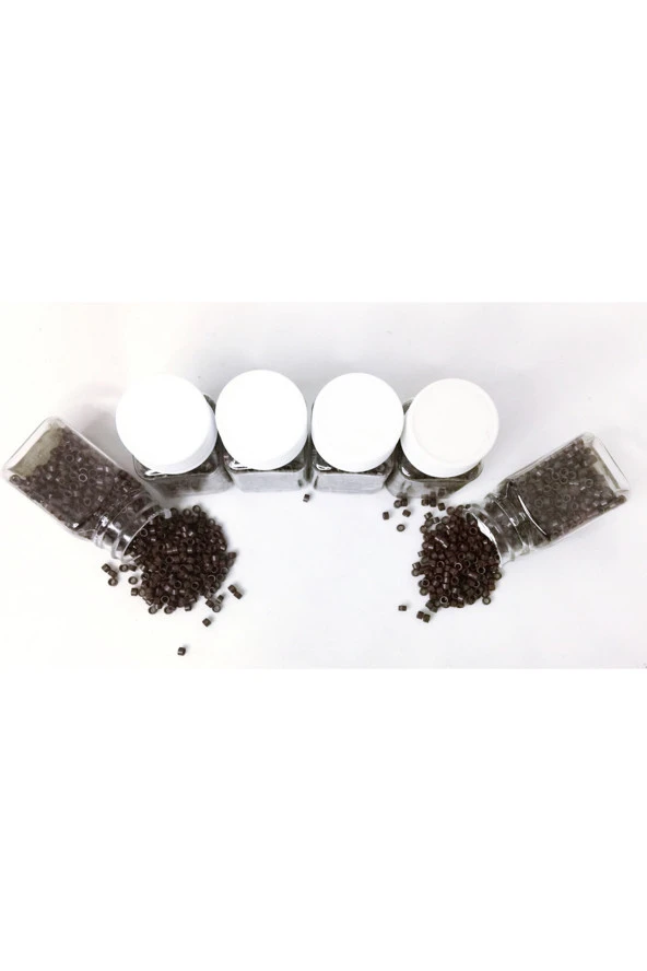 Prodiva Orta Kahve Yivli Kaynak Saç Boncukları 1000’li - 5