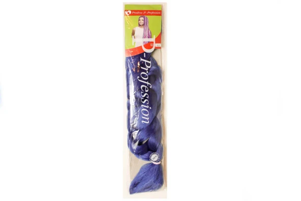 Sentetik Örgülük Saç,Afrika Örgüsü,Twist Örgü,Rasta saçı BLUE - 5