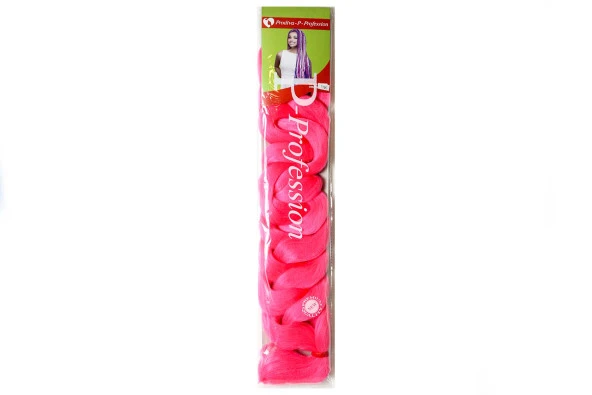 Sentetik Örgülük Saç,Afrika Örgüsü,Twist Örgü,Rasta saçı PINK - 5