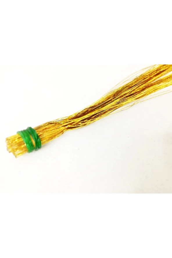 Prodiva Simli Parıltılı Saç Kaynakları, Haır Tınsel, 30 Adet , Gold - 5