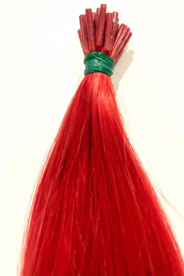 Renkli Kaynak Saç Kırmızı Renk 25’li Paket - 4