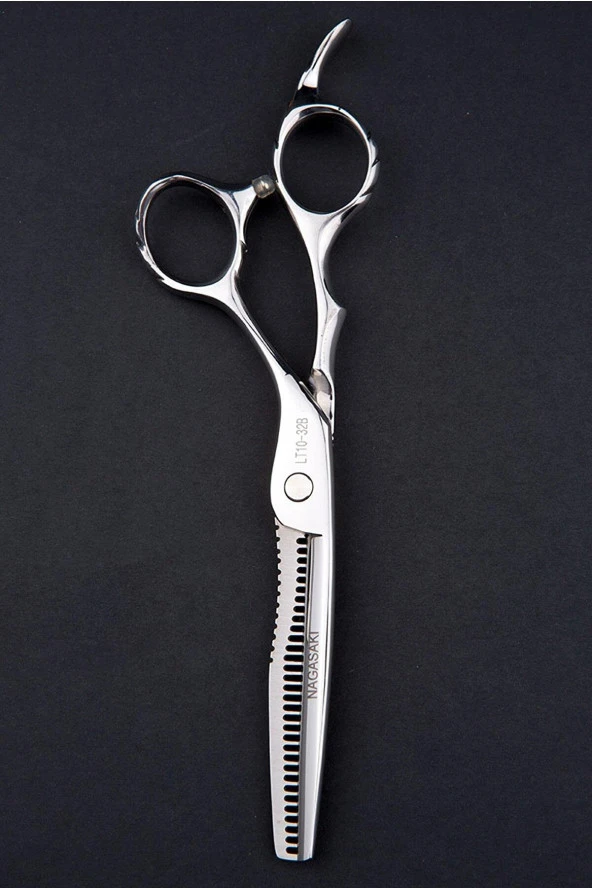 Nagasaki Profesyonel Berber Kuaför Efile (Ara) Makası 6" No 12 - 3