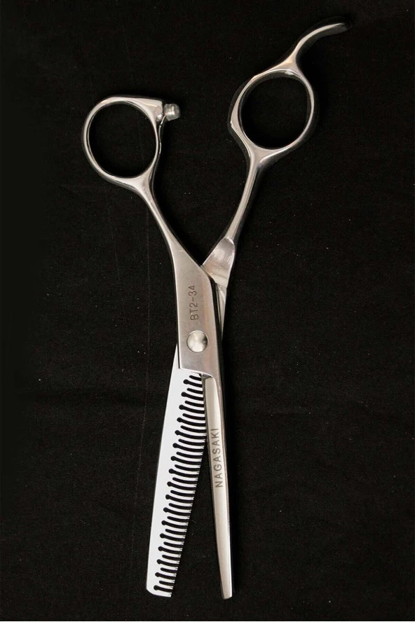 Nagasaki Profesyonel Berber Kuaför Efile (Ara) Makası 6" No 60 - 2