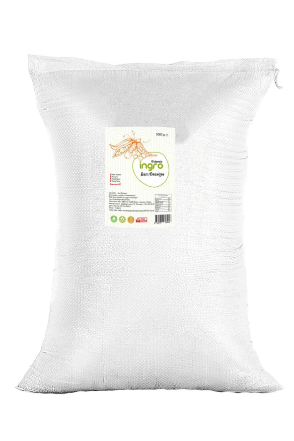 İngro Glutensiz Sarı Bezelye 5000 g