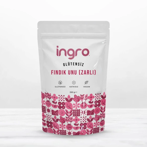 İngro Glutensiz Fındık Unu (Zarlı) 250 g