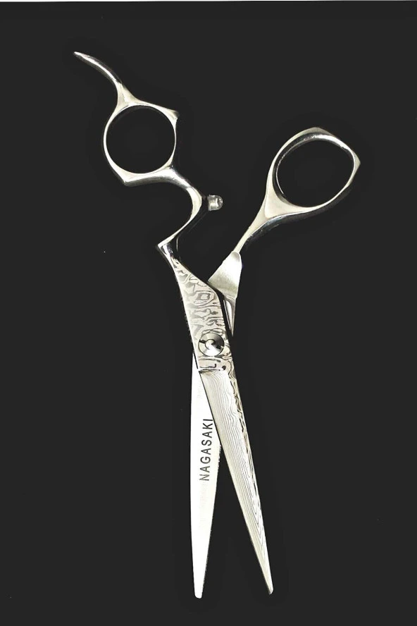 Nagasaki Profesyonel Berber Kuaför Saç Kesim Makası 6" No 64 - Resim 2