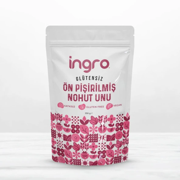 İngro Glutensiz Ön Pişirilmiş Nohut Unu 250 g