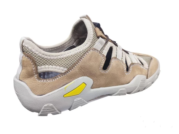 MARCOMEN 15539 ORTOPEDİK KAFESLİ YAZLIK DERİ ERKEK AYAKKABI - Resim 7