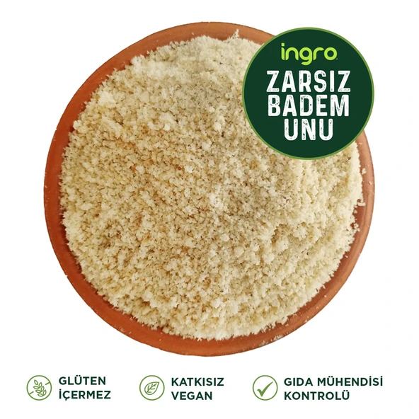 İngro Glutensiz Badem Unu (Zarsız) 700 g - 2