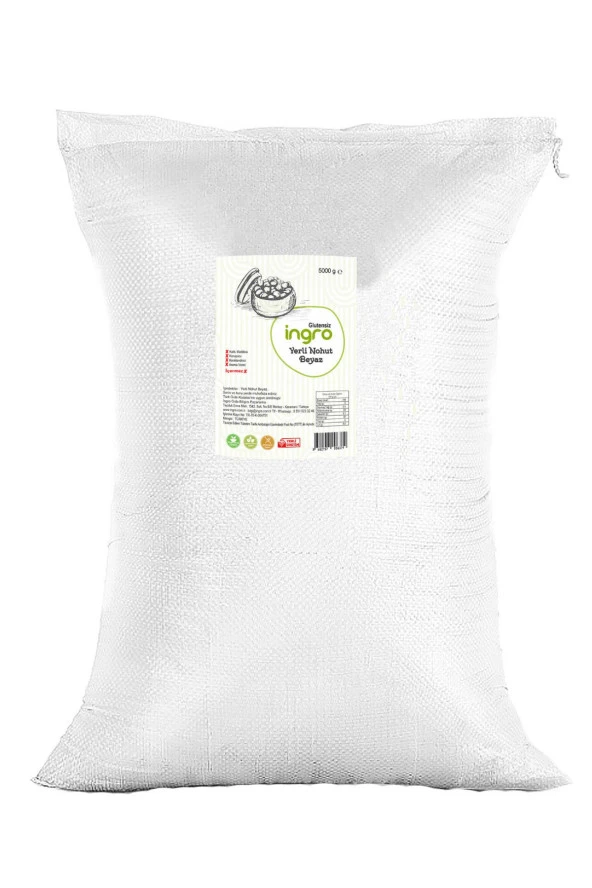 İngro Glutensiz Yerli Nohut Beyaz 5000 g