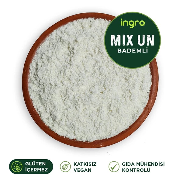 İngromix Glutensiz Un (Bademli) 5000 g - 1