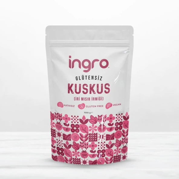 İngro Glutensiz Kuskus (İri Mısır İrmiği) 1000 g