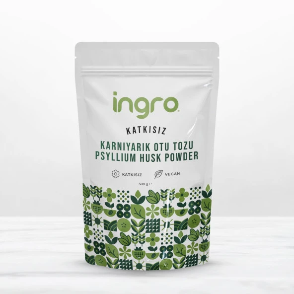 İngro Karnıyarık Otu Tozu Psyllium Husk Powder 500 g