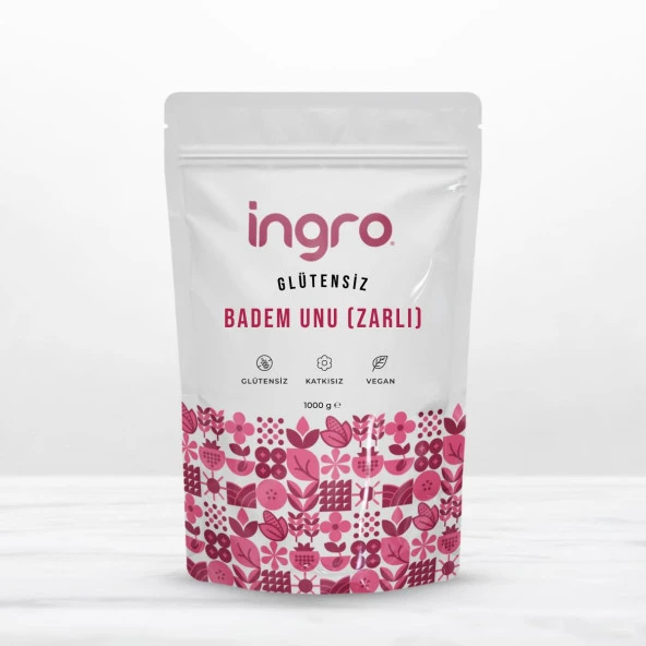 İngro Glutensiz Badem Unu (Zarlı) 1000 g