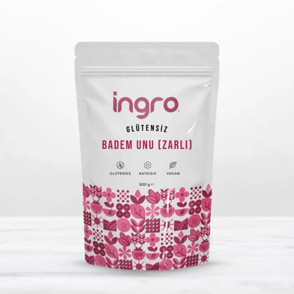 İngro Glutensiz Badem Unu (Zarlı) 500 g