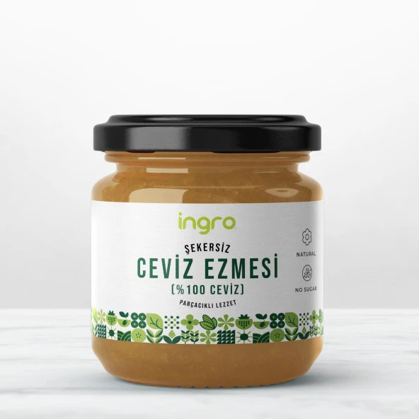İngro Glutensiz Ceviz Ezmesi (Parçacıklı Lezzet) 380 g