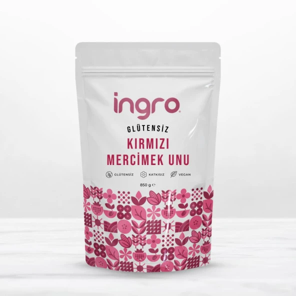 İngro Glutensiz Kırmızı Mercimek Unu 850 g