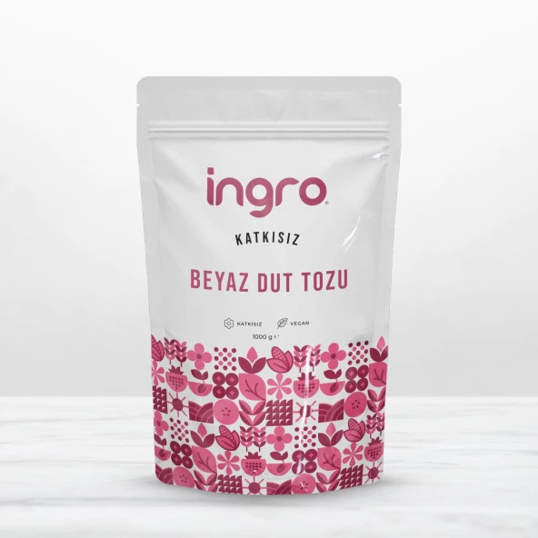 İngro Glutensiz Beyaz Dut Tozu 1000 g