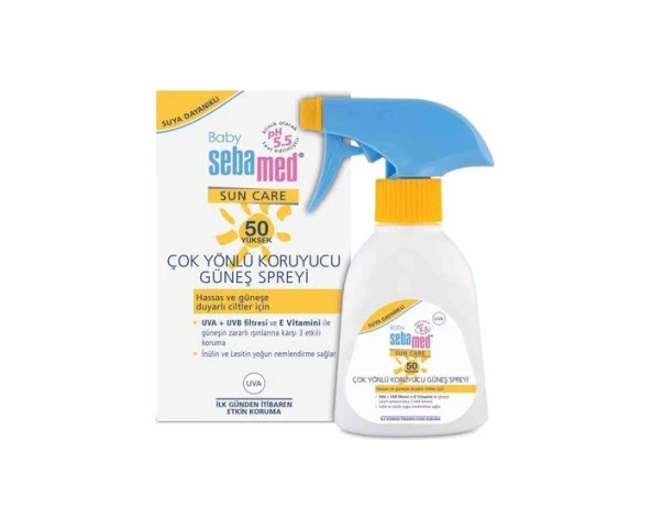 Sebamed Baby Çok Yönlü Koruyucu Güneş Spreyi SPF50 200 ml