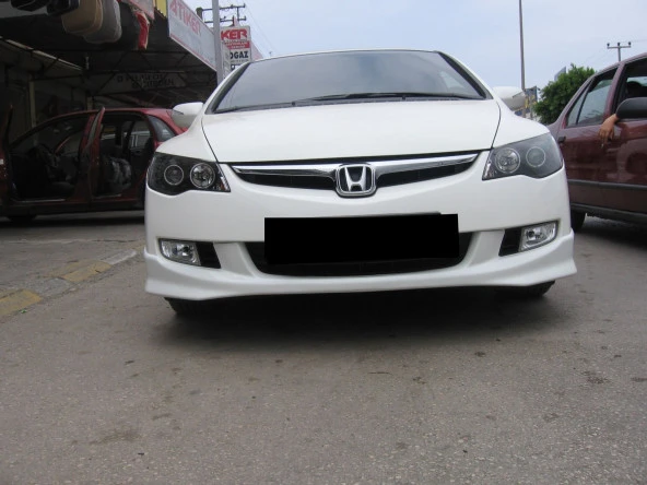 Honda Civic Ön için Tampon Eki 2006-2012 Boyalı