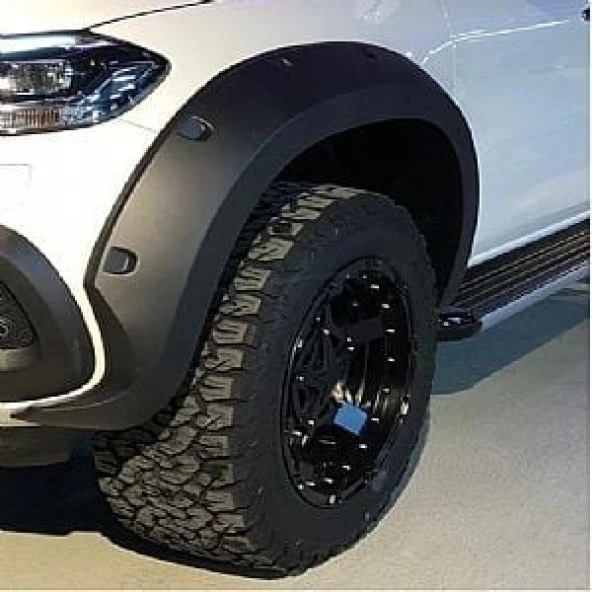 Mercedes X-Class Çamurluk için Kaplama Tek Depo 4.5Cm Civatasız Dodik Seti