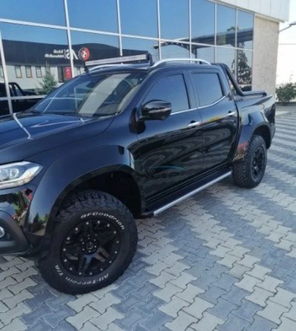 Mercedes X-Class Jumbo için Çamurluk Kaplama 7.5Cm Dodik Seti