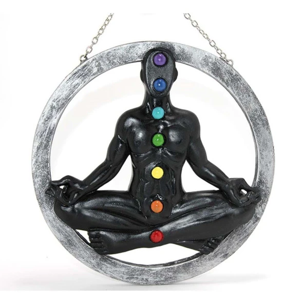 himarry himarry Polyester Duvara Asmalı 7 Chakra Pano Dekoratif Hediyelik - Resim 2