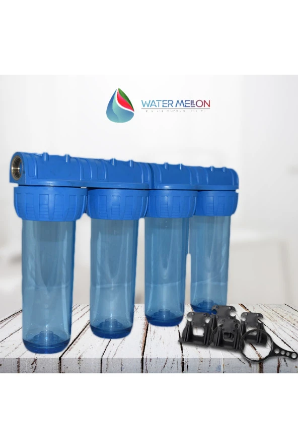 Daire Bina Sayaç Girişi 4 Aşama Su Arıtma Ve Yumuşatma Sistemi (Içi Boş) - Resim 3