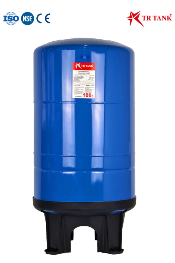 Trtank Profesyonel 100 Litre Dikey Ayaklı Nsf Membranlı Hidrofor Genleşme Tankı