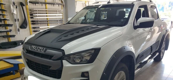 İsuzu D-Max Kaput için Kaplama Havalandırma Scoop Orjinal 2020 /2023 1.Kalite - 2