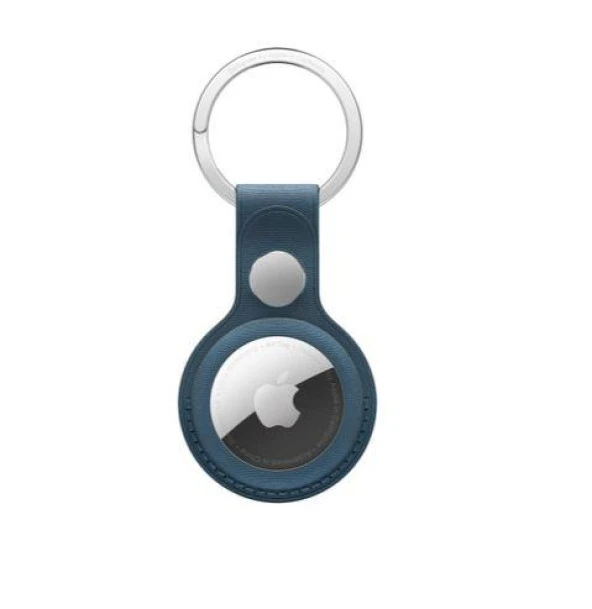 Apple Airtag Mikro Dokum Kılıf Sadece Anahtarlık Pasifik Mavisi  (Apple Türkiye Garantili)