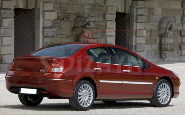 Peugeot 407 Krom için Yan Kapı Çıtası 4 Parça 2004-2010