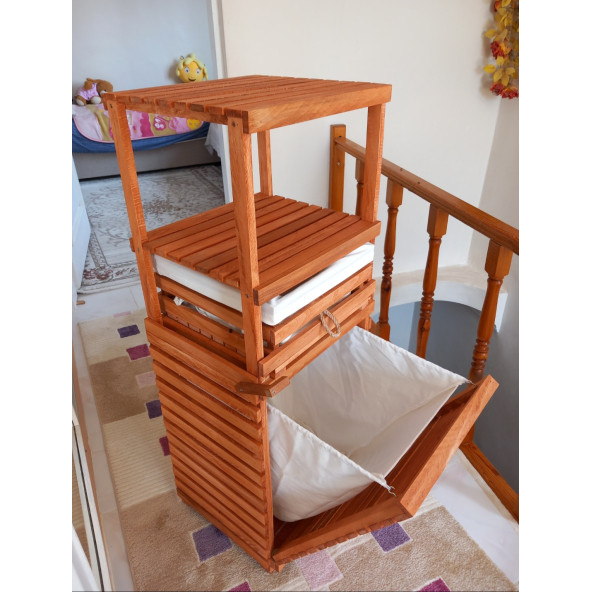 AHŞAP ÇAMAŞIR SEPETİ - 2