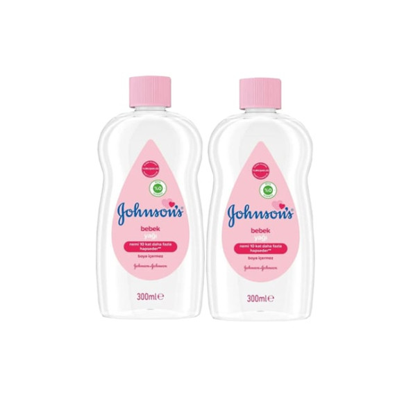 Johnsons Bebek Yağı 300 ml 2 Adet 3574669909143