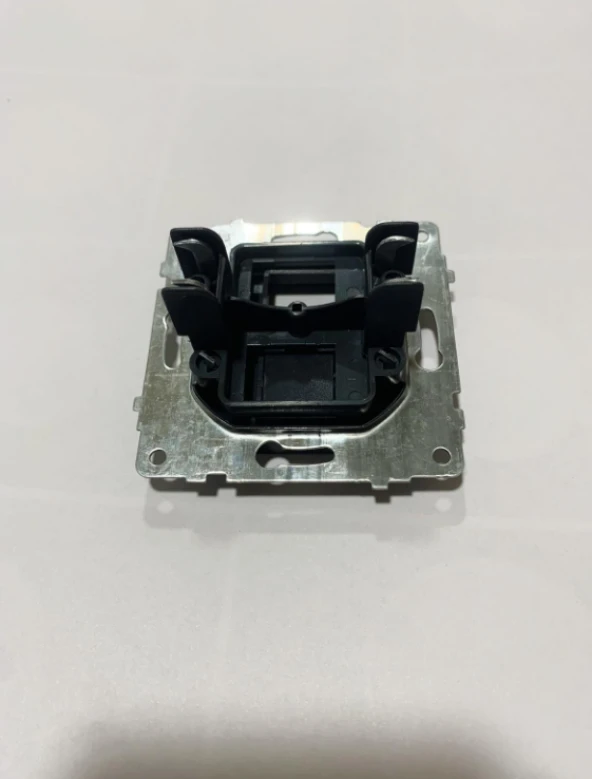 Ovivo Metalik Siyah Cat6 Data Prizi Çerçevesiz Grano JAKSIZ - 3