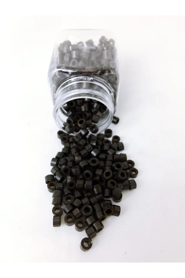 PRODİVA KOYU KAHVE SİLİKONLU KAYNAK SAÇ BONCUKLARI 500’LÜ KUTUDA - 3